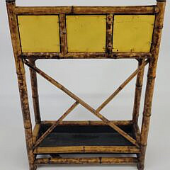 Antique English Aesthetic Movement Bamboo Umbrella Stand Cane Rack
