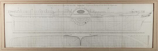 1851-1865 Ship Blueprint A
