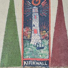 World War One U.S. Navy Sailor Made Folk Art Paint Decorated Gameboard