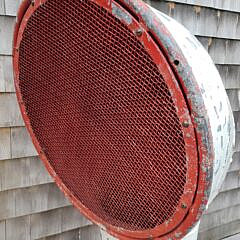 Two 1920s Vintage Nautical Steamship Ventilator Funnels