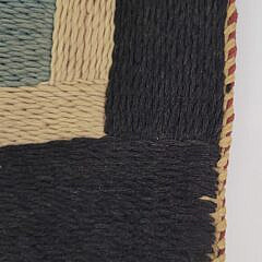 Rare and Important Large 19th C. Sailor Made Nautical Woolie Woolwork Embroidery