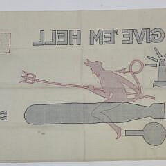 World War Two U.S. Navy U.S.S. Gunnel SS-253 Submarine Kill Flag