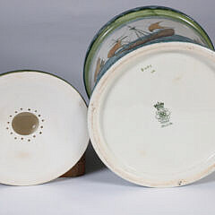 Doulton Burslem “Galleon” Covered Tobacco Jar, circa 1886-1901