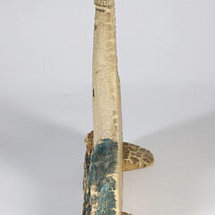 Painted Cast Composition Lighthouse Doorstop, early 20th Century