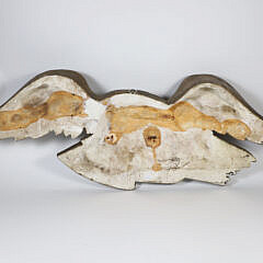 Vintage Louisburg Style Gilt Patriotic Eagle Plaque