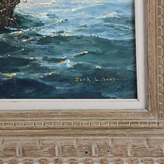 Jack L. Gray (1927-1981) Oil on Canvas “Fishing Trawler Off Provincetown”