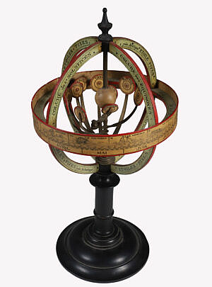 French Copernican Armillary Sphere, 19th Century