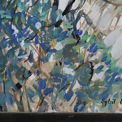 Sybil Goldsmith (1917-2005) “Nantucket Winter Landscape” Oil on Linen