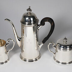 Tiffany and Co. Sterling Silver Three Piece Coffee Service