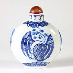 Chinese Porcelain Snuff Bottle, Qing Dynasty