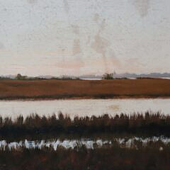 Robert Stark Jr. Oil on Canvas “Mallards Landing In The Marsh”
