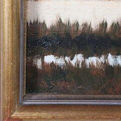 Robert Stark Jr. Oil on Canvas “Mallards Landing In The Marsh”