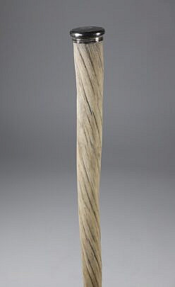 Antique Narwhal Tusk Cane, 19th Century