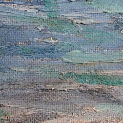 Anne Ramsdell Congdon Oil on Panel “End of Wharf, Nantucket”