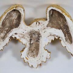 Vintage Gilt Architectural Eagle Plaque