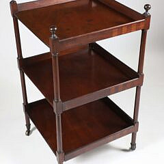 English Regency Mahogany Three Tier Etagere, 19th Century