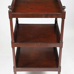 English Regency Mahogany Three Tier Etagere, 19th Century