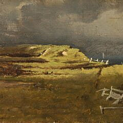 Wendell Macy Oil on Door Panel “Sankaty Light”