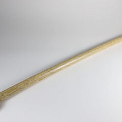 Large Carved Dog Head Walking Stick, 19th Century