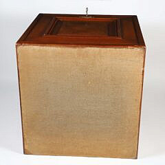 Antique English Edwardian Mahogany Coin Collectors Cabinet