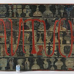 Contemporary Folk Art "NANTUCKET" Mural Painting