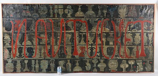 Contemporary Folk Art "NANTUCKET" Mural Painting