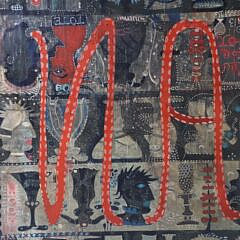Contemporary Folk Art “NANTUCKET” Mural Painting