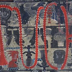 Contemporary Folk Art “NANTUCKET” Mural Painting