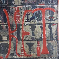 Contemporary Folk Art “NANTUCKET” Mural Painting