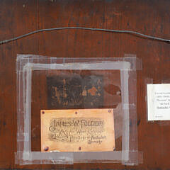 James Walter Folger Carved Wood Plaque “Sconset Shack”