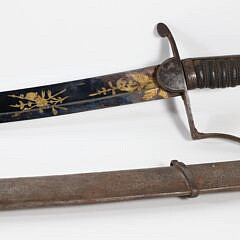 American War of 1812 Army Artillery Officer’s Sword, Early 19th Century