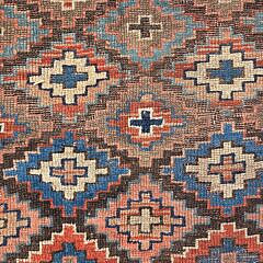 Hand Knotted Vintage Oriental Carpet