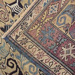 Vintage Hand Knotted Oriental Scatter Rug