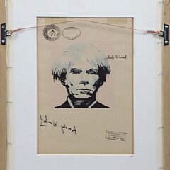 After Andy Warhol Self Portrait