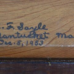 Fine Charlie Sayle Sr. Carved Wood Ten-Whale Species Plaque