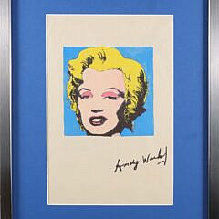 After Andy Warhol "Portrait of Marilyn Monroe"