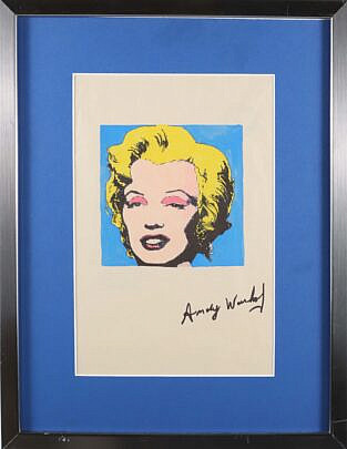 After Andy Warhol "Portrait of Marilyn Monroe"