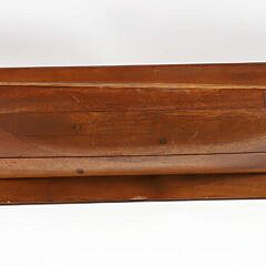 Vintage Half Hull Mounted on Board, Four-Lifts