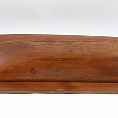 Vintage Half Hull Mounted on Board, Four-Lifts