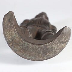 Rare Cast Iron Baseball Player Doorstop, 19th Century