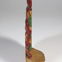 Decorative Painted Cast Iron “Basket of Apples” Doorstop