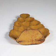 Decorative Painted Cast Iron “Basket of Apples” Doorstop