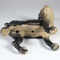 Painted Cast Iron Boston Terrier Doorstop
