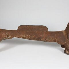 Vintage Cast Iron Dachshund Boot Scrape