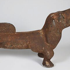 Vintage Cast Iron Dachshund Boot Scrape