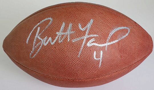 Brett Farve Signed Wilson NFL Football