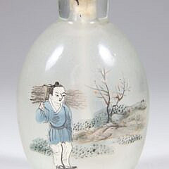 Chinese Inside Painted Glass Snuff Bottle, 19th Century