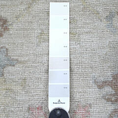 Oyster White Angora Oushak Hand Knotted Wool Oriental Carpet Runner