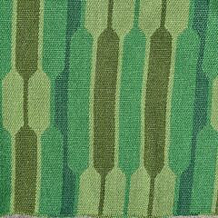 Modern Shades of Green Woven Wool Flat Carpet