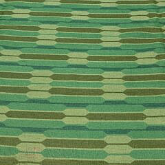 Modern Shades of Green Woven Wool Flat Carpet